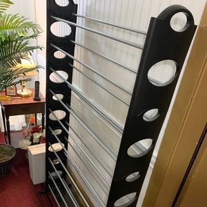 **SOLD** Black shoe rack